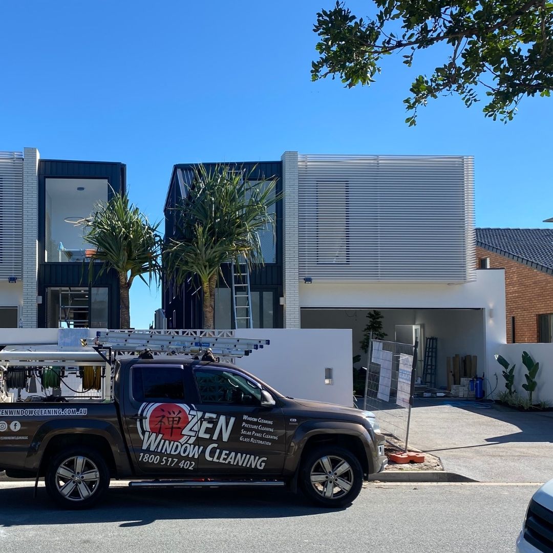 Window cleaning completed by Zen on a Gold Coast property