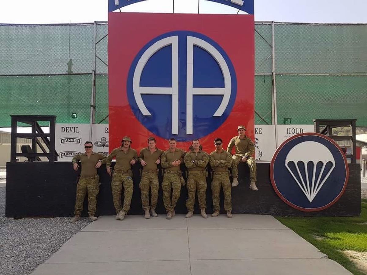 Deployment to Afghanistan with Bravo Company in 2017
