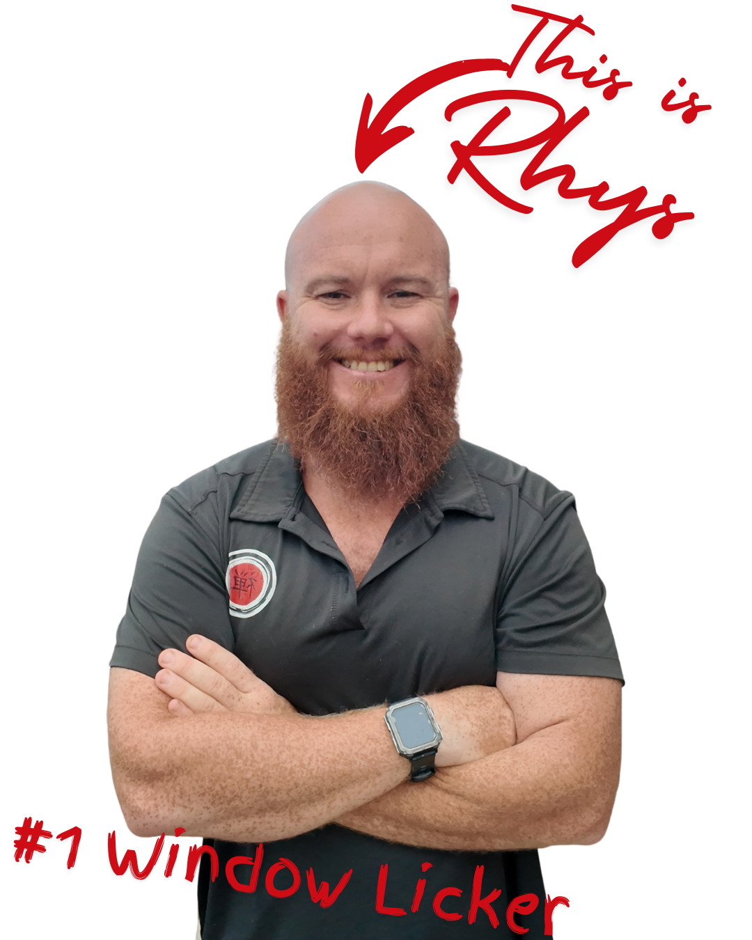 Rhys, owner-operator of Zen Window Cleaning, Gold Coast
